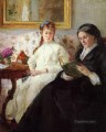 Madre y hermana de la artista Berthe Morisot